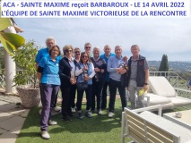 2022-04-14 - GALERIE - ACA : SAINTE MAXIME reçoit BARBAROUX