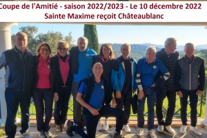 2022-12-10 - GALERIE - AMITIÉ MIXTE - SAINTE MAXIME reçoit CHÂTEAUBLANC