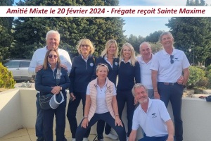 2024-02-20 - GALERIE - AMITIE MIXTE -  FRÉGATE reçoit SAINTE-MAXIME
