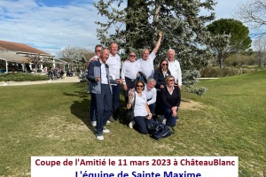 2023-03-11 - GALERIE - AMITIE MIXTE - CHATEAUBLANC reçoit SAINTE MAXIME